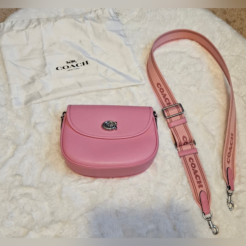 Coach Willow Saddle Bag New With tags - Picture 2 of 13